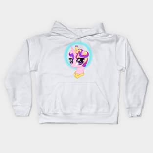 Princess Cadance portrait short mane Kids Hoodie